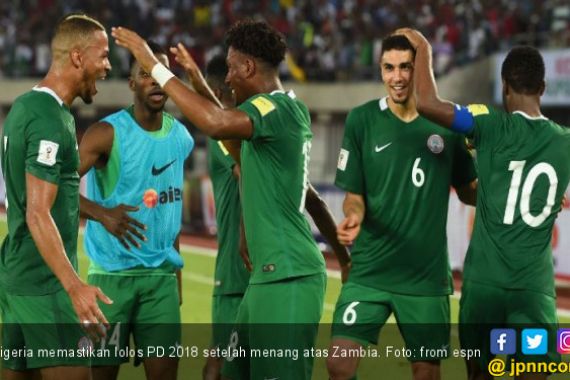 Nigeria jadi Negara Pertama Afrika ke Piala Dunia 2018 - JPNN.COM