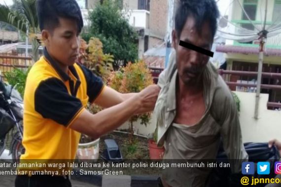 Usai Habisi Nyawa Istri, Suami Lanjut Bakar Rumahnya - JPNN.COM