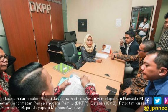 Calon Bupati Jayapura Laporkan Bawaslu Pusat ke DKPP - JPNN.COM