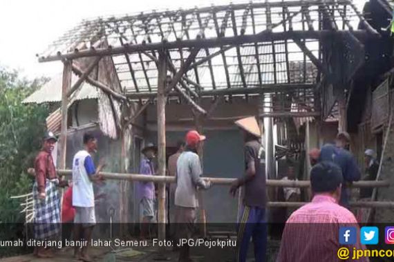Banjir Lahar Semeru Seret Rumah Warga - JPNN.COM