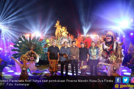 Menpar Arief Yahya Puji Pembukaan Pesona Nusa Dua Fiesta - JPNN.COM