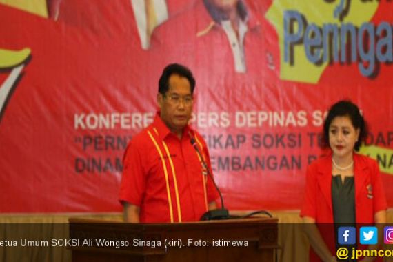 Ali Wongso Terpilih Jadi Ketua Umum Soksi - JPNN.COM