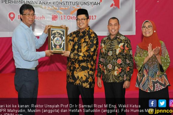  Kejutan Wakil Ketua MPR Mahyudin Kepada Mahasiswa Unsyiah - JPNN.COM