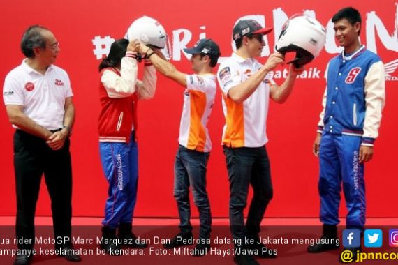 Marc Marquez dan Dani Pedrosa Cari Aman ke Indonesia - JPNN.COM
