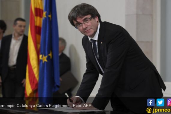 Nyali Menciut, Pemimpin Catalunya Ajak Spanyol Bernegosiasi - JPNN.COM