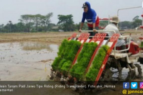 Kementan Siap Luncurkan Mesin Tanam Padi Jarwo Tipe Riding - JPNN.COM