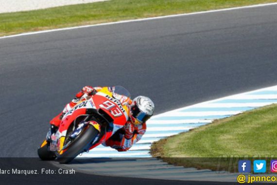 Marquez Start Terdepan di MotoGP Australia, Dovizioso ke-11 - JPNN.COM