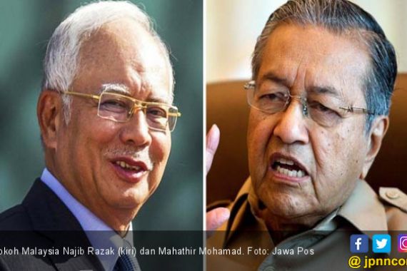 Suram, Najib Ogah Ucapkan Selamat kepada Mahathir - JPNN.COM