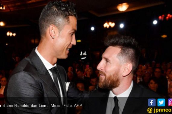 Cristiano Ronaldo 43 Persen, Lionel Messi 19, Neymar 6 - JPNN.COM