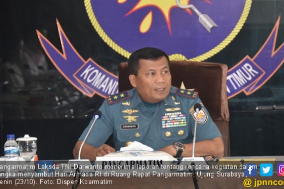 Pangarmatim Terima Laporan Rencana Kegiatan Hari Armada 2017 - JPNN.COM