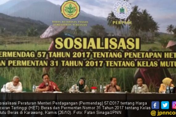 Kementan Sosialisasi HET dan Kelas Mutu Beras di Karawang - JPNN.COM