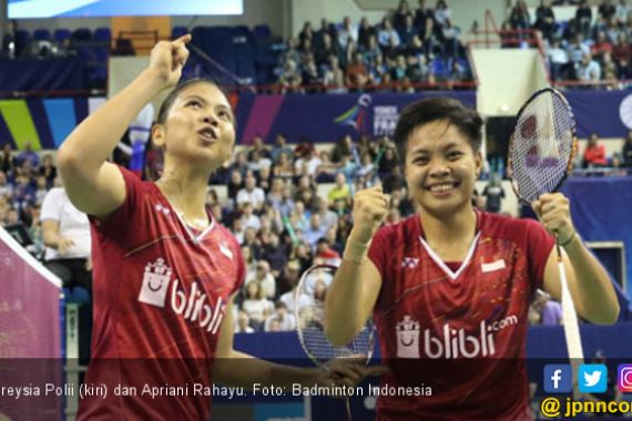 Greysia / Apriyani Mulus ke 16 Besar Kejuaraan Dunia BWF - JPNN.COM