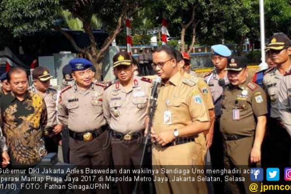 Anies Sampaikan Terima Kasih pada Polda Metro Jaya - JPNN.COM