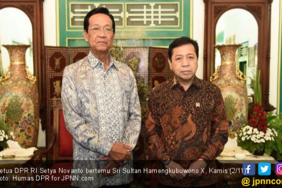 Setnov Bertemu Sri Sultan HB X, Bahas Kebudayaan dan Politik - JPNN.COM