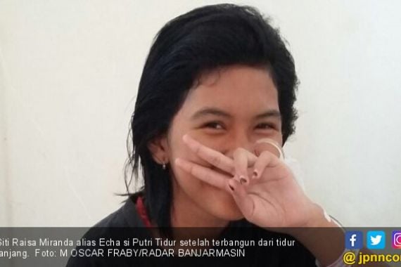 Echa Si Putri Tidur Sudah Ceria, Ungkapkan Keinginannya - JPNN.COM