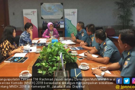 TNI AL Sosialisasikan MNEK 2018 di Kemenpar RI - JPNN.COM