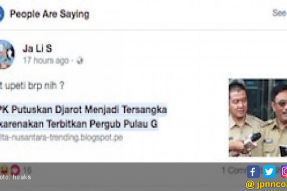 Djarot Saiful Hidayat Diserang Hoaks - JPNN.COM