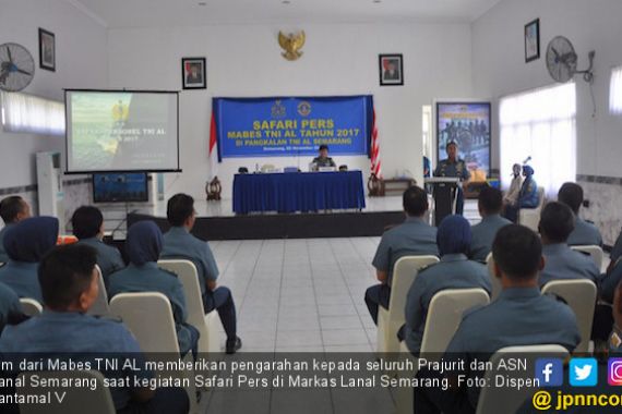Mabes TNI AL Safari Pers ke Markas Lanal Semarang - JPNN.COM