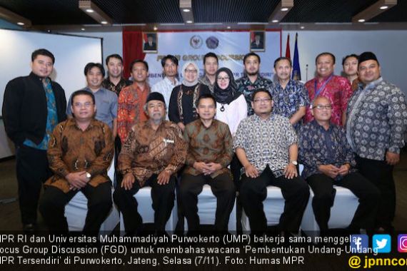 FGD UMP Bahas Kemungkinan MPR Miliki UU Tersendiri - JPNN.COM