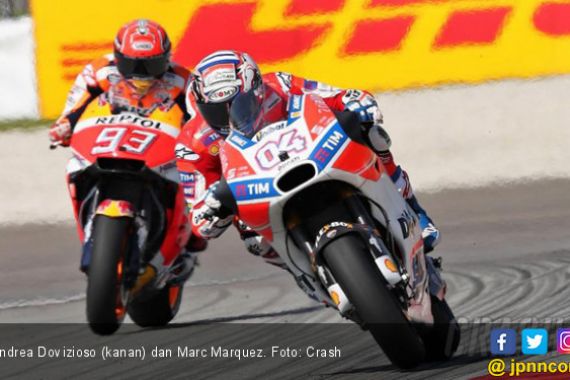 FP1 MotoGP Valencia: Dovizioso Posisi Empat, Marquez ke-5 - JPNN.COM