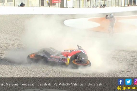 Marquez Dapat Musibah, Lorenzo Kuasai FP2 MotoGP Valencia - JPNN.COM