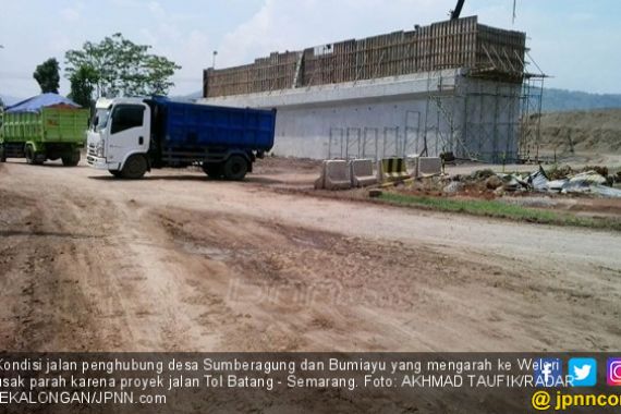 Banyak Warga Jatuh Akibat Proyek Tol Batang-Semarang - JPNN.COM