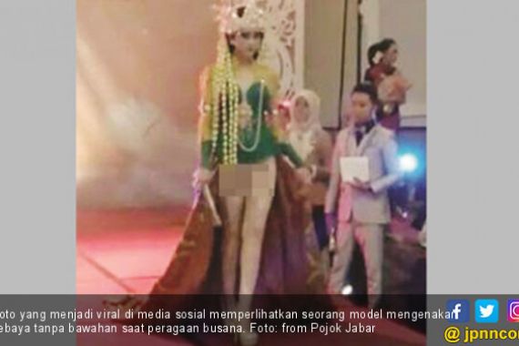 Heboh! Kebaya Sunda Tanpa Bawahan di Peragaan Busana - JPNN.COM