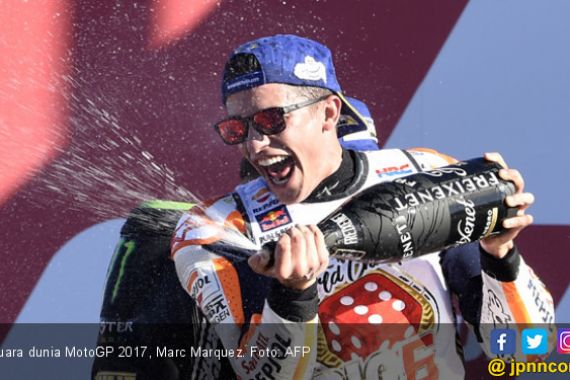 Rapor Gila Marc Marquez di MotoGP 2017 - JPNN.COM
