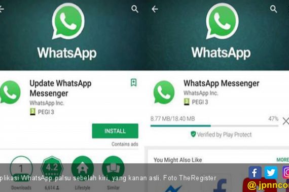 Muncul WhatsApp Palsu, Google dan Sejuta Pengguna Tertipu - JPNN.COM