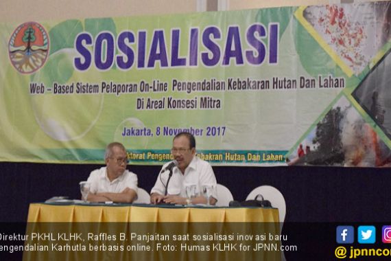 Keren, KLHK Pantau Pengendalian Karhutla Via Online - JPNN.COM