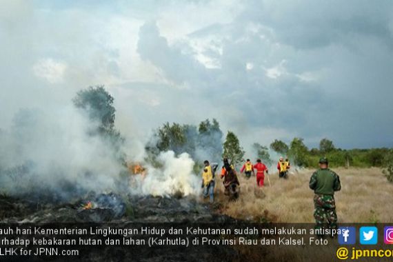 Status Karhutla Riau dan Kalsel Resmi Diperpanjang - JPNN.COM