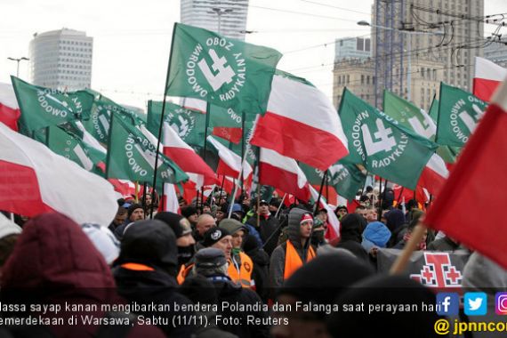 60 Ribu Rasis Berpesta di Polandia, Serukan Muslim Holocaust - JPNN.COM