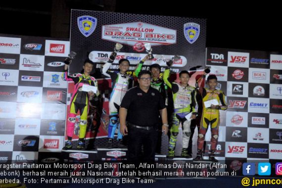 Pertamax Motorsport Drag Bike Team Raih Gelar Juara Nasional - JPNN.COM