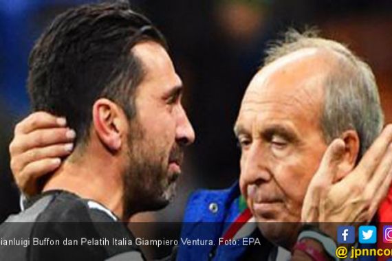 Italia Gagal Lolos Piala Dunia, Buffon Berlinang Air Mata - JPNN.COM
