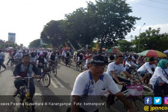 GPN Karanganyar Dukung Pencanangan Hari Bersepeda Nasional - JPNN.COM