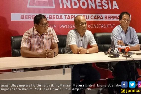 PSSI Mediasi Madura United-Bhayangkara FC, Inilah Hasilnya - JPNN.COM