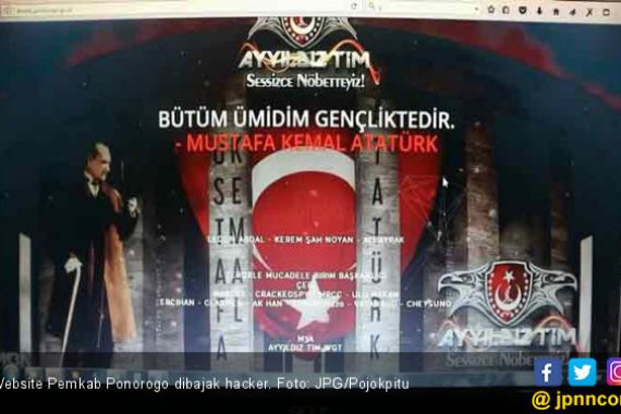 Website Pemkab Dibajak Hacker, Gambarnya Jadi Aneh - JPNN.COM