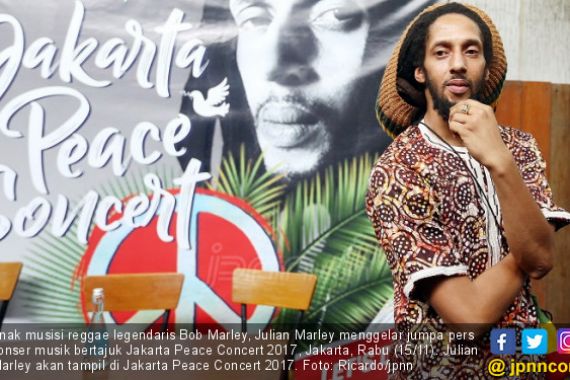 Julian Marley Akan Tebar Perdamaian di Jakarta - JPNN.COM
