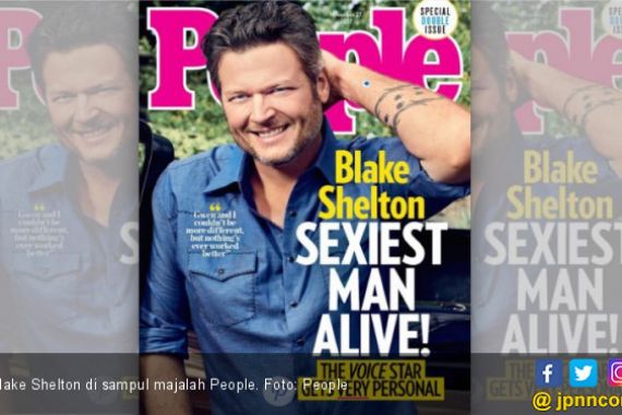 Tampang Biasa Saja, Blake Shelton Sabet Gelar Pria Terseksi - JPNN.COM