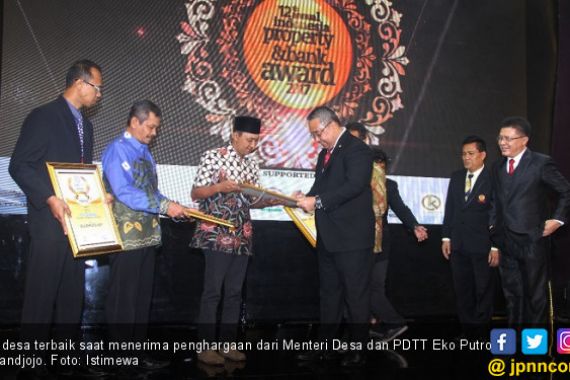 Mendes Beri Penghargaan Abpednas Award pada 4 Desa Terbaik - JPNN.COM