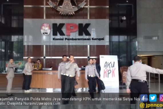 Polisi Gagal Periksa Setya Novanto di Markas KPK - JPNN.COM