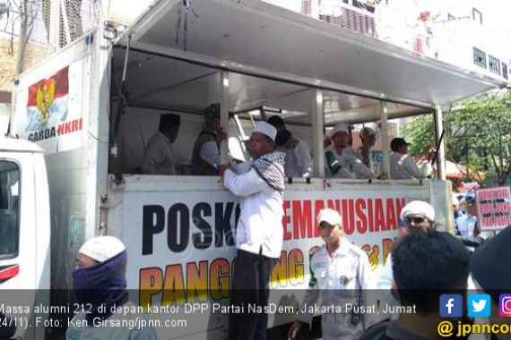 Datangi Kantor NasDem, Alumni 212 Merasa Diterima di Gudang - JPNN.COM