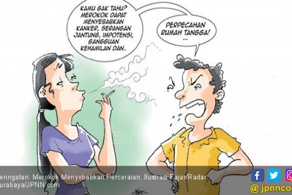 Peringatan: Merokok Menyebabkan Perceraian - JPNN.COM