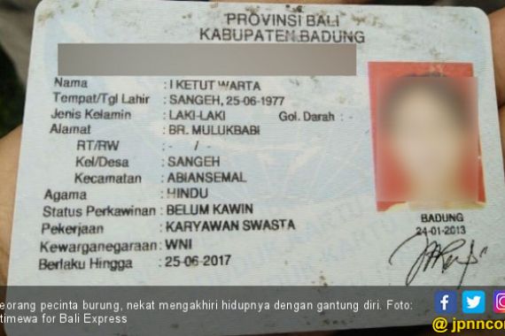 Burungnya Mati, Pria 40 Tahun Gantung Diri - JPNN.COM