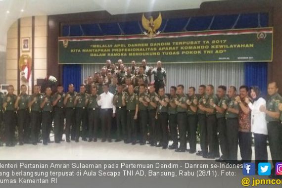 Kementan - TNI AD Bekerja Sama Mewujudkan Ketahanan Pangan - JPNN.COM