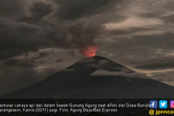 PVMBG: Gunung Agung Dalam Fase Kritis Erupsi - JPNN.COM