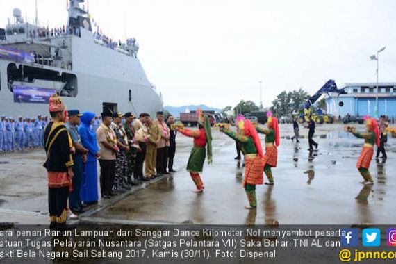 Tarian Kilometer Nol Sambut Generasi Penjelajah Nusantara - JPNN.COM