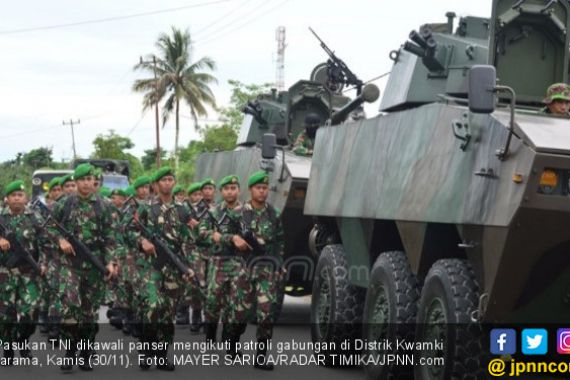 TNI-Polri Gelar 600 Pasukan di Timika Papua - JPNN.COM