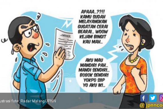 Istri Kecentilan saat Lihat Pria Tampan - JPNN.COM