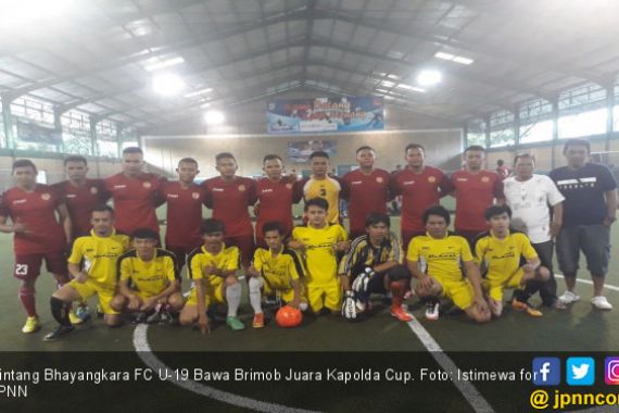 Bintang Bhayangkara FC U-19 Bawa Brimob Juara Kapolda Cup - JPNN.COM
